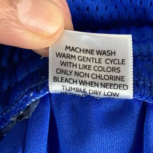 Energy Zone Mens Basketball Shorts XL W36 Blue Drawstring Elastic Waist Pocket - Picture 7 of 12